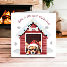 Load image into Gallery viewer, Cute Dog Christmas Card