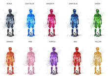 Load image into Gallery viewer, Football coloursplash Birthday Card