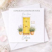 Load image into Gallery viewer, Personalised Front Door New Home Card