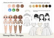 Load image into Gallery viewer, Dolly Communion Girl Card