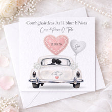Load image into Gallery viewer, As Gaeilge Wedding Card
