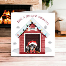 Load image into Gallery viewer, Cute Dog Christmas Card