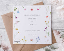 Load image into Gallery viewer, Engagement, Wedding, Anniversary Floral Card