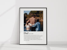 Load image into Gallery viewer, Dad Definition Unframed Print