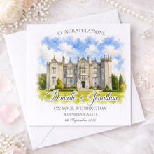 Load image into Gallery viewer, Watercolour Wedding Venue Card