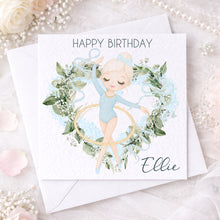 Load image into Gallery viewer, Little Gymnast Birthday Card