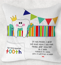 Load image into Gallery viewer, Tooth Fairy Pocket Cushion - Pink or Blue