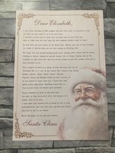 Load image into Gallery viewer, Nostalgic Santa Nice List Letter