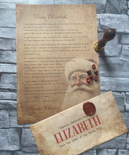 Load image into Gallery viewer, Nostalgic Santa Nice List Letter