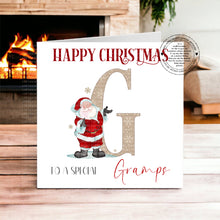 Load image into Gallery viewer, Personalised Santa Christmas Card
