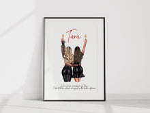 Load image into Gallery viewer, Glam Friends A4 Unframed Print