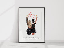 Load image into Gallery viewer, Glam Friends A4 Unframed Print