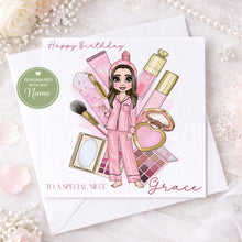 Load image into Gallery viewer, Personalised Teen Girl Birthday Card