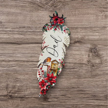 Load image into Gallery viewer, Hanging Feather Christmas decoration