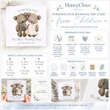 Load image into Gallery viewer, To Mummy & Daddy on Wedding Day - Bears