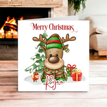 Load image into Gallery viewer, Cute Dog Christmas Card