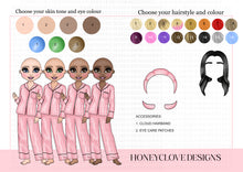 Load image into Gallery viewer, Make Up Doll Birthday Card - Style 4