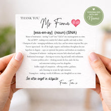 Load image into Gallery viewer, SNA Definition Thank you Card