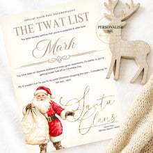 Load image into Gallery viewer, Rude - 'Alternative' To the Nice List! -Santa Christmas