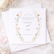 Load image into Gallery viewer, Delicate Floral Wedding /Engagement/Anniversary Card