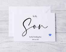 Load image into Gallery viewer, To My Son Card