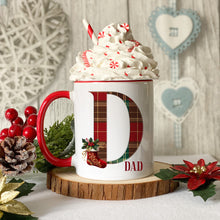 Load image into Gallery viewer, Tartan  Hot Chocolate Christmas mug