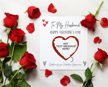 Load image into Gallery viewer, Valentine Scratch Card - heart design