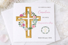 Load image into Gallery viewer, Confirmation Cross Greeting Card