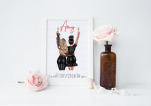Load image into Gallery viewer, Glam Friends A4 Unframed Print