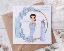 Load image into Gallery viewer, Baby Shower Card - Choice of Colours!