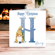 Load image into Gallery viewer, Gold Gonk Christmas Card