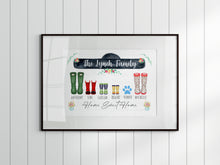 Load image into Gallery viewer, Boot Family A4 Unframed Print!!!!