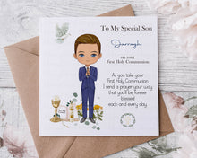 Load image into Gallery viewer, Communion Boy Card