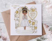 Load image into Gallery viewer, Dolly Communion Girl Card