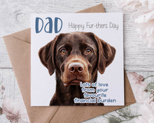 Load image into Gallery viewer, Doggy Fathers Day/Birthday  Card - Financial Burden