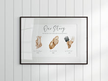 Load image into Gallery viewer, "Our Story" Unframed A4 or A3 Print