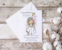 Load image into Gallery viewer, First Holy Communion Cute Cartoon Card