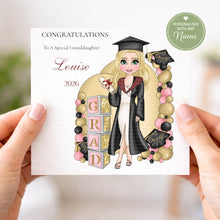 Load image into Gallery viewer, Dolly Graduation Girl Card 2026