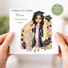 Load image into Gallery viewer, Dolly Graduation Girl Card 2026