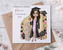 Load image into Gallery viewer, Dolly Graduation Girl Card