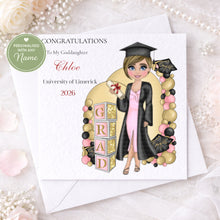 Load image into Gallery viewer, Dolly Graduation Girl Card 2026