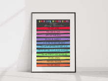 Load image into Gallery viewer, Positive Affirmations A4 Unframed Print