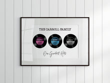 Load image into Gallery viewer, Family Greatest Hits Vinyl Print