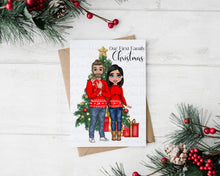 Load image into Gallery viewer, First Christmas as a family of 3 Christmas Card