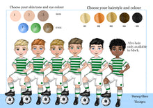 Load image into Gallery viewer, Football Boy Birthday Card - Green
