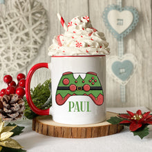 Load image into Gallery viewer, Festive Game Controller Christmas Mug