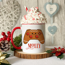 Load image into Gallery viewer, Festive Game Controller Christmas Mug