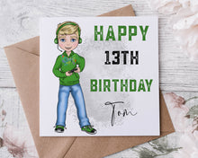 Load image into Gallery viewer, Gamer Boy Birthday Card