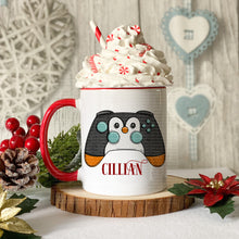 Load image into Gallery viewer, Festive Game Controller Christmas Mug