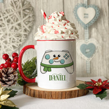 Load image into Gallery viewer, Festive Game Controller Christmas Mug